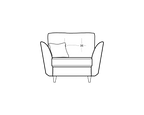 Canterbury High Leg Sofa Range Armchair - Home Store Living