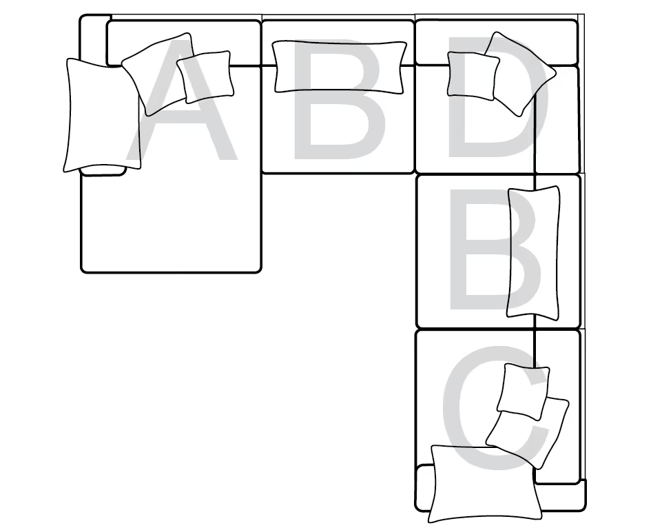 Midsummer Modular Sofa Range Example Layout - Home Store Living