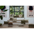 Huslia Rectangular Beige Cushion Light and Living