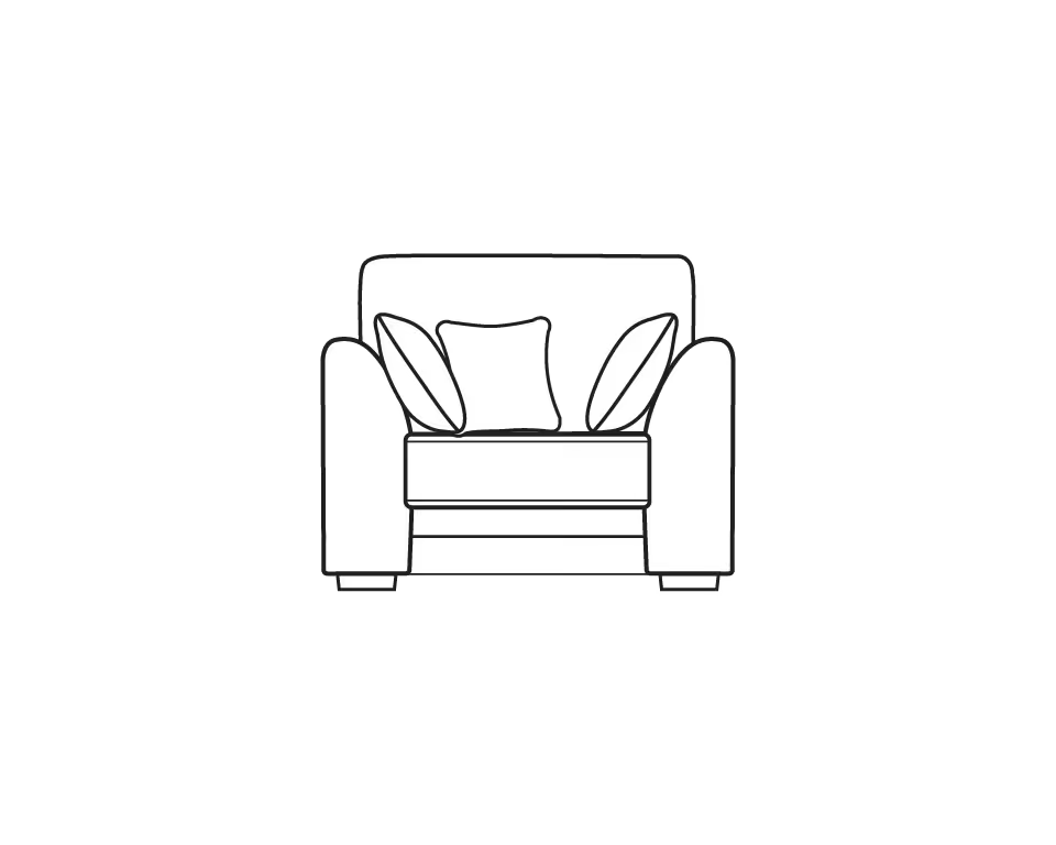 Grantley Rolled Arm Sofa Range Armchair - Home Store Living