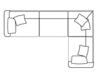 Grantley Rolled Arm Sofa Range Large Chaise Group - Home Store Living