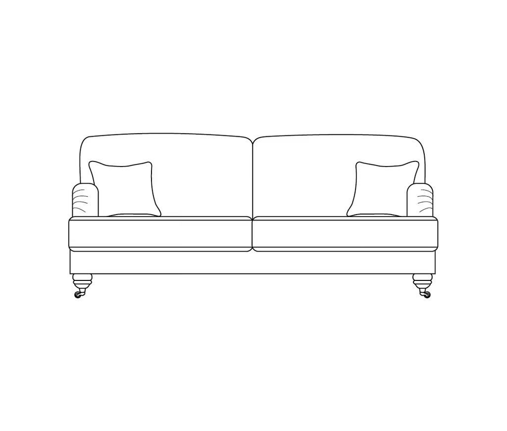 Padstow High Back Sofa Range 3 Seater - Home Store Living