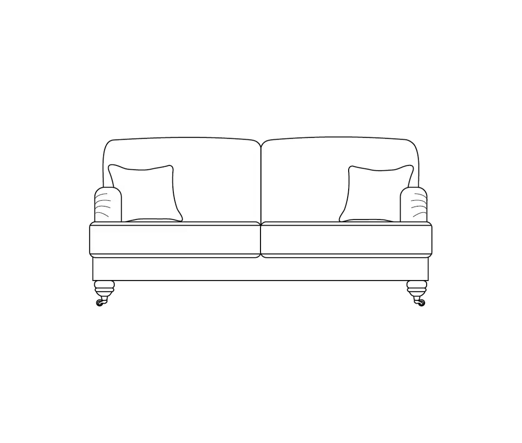 Padstow High Back Sofa Range 2 Seater - Home Store Living