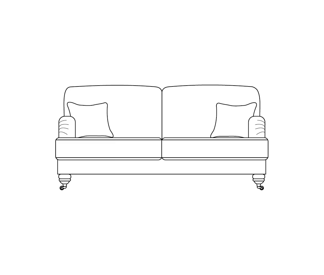 Padstow High Back Sofa Range 2 Seater - Home Store Living