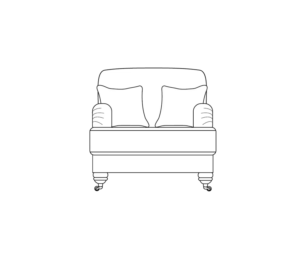 Padstow High Back Sofa Range Love Chair - Home Store Living