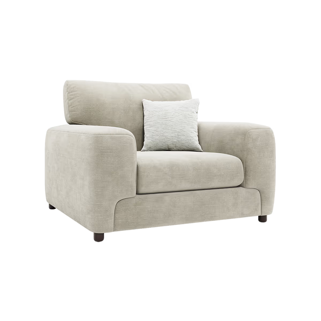 Enzo Track Arm Sofa Range w/ Accents Lebus