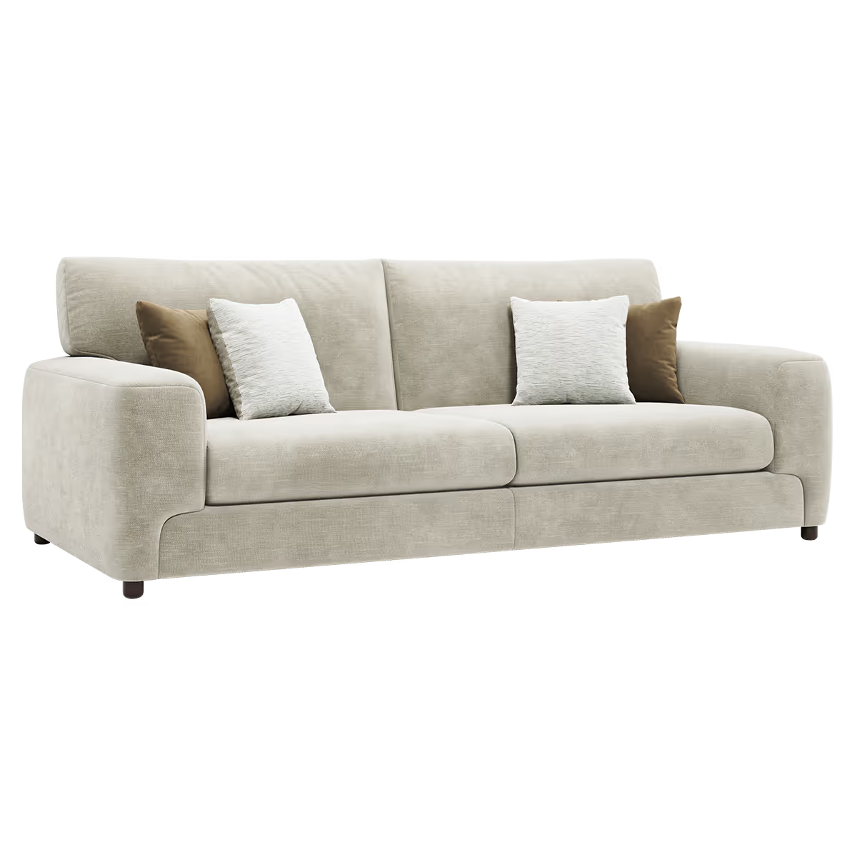 Enzo Track Arm Sofa Range w/ Accents Lebus