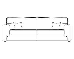 4 Seater (L246cm x D102cm x H91cm)