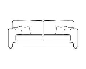 3 Seater (L220cm x D102cm x H91cm)