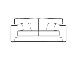 2 Seater (L201cm x D102cm x H91cm)