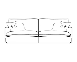 4 Seater (L234cm x D100cm x H90cm)