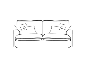 2 Seater (L186cm x D100cm x H90cm)
