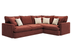 Bromley Fluted Chenille Sofa Range w/ Accents Lebus