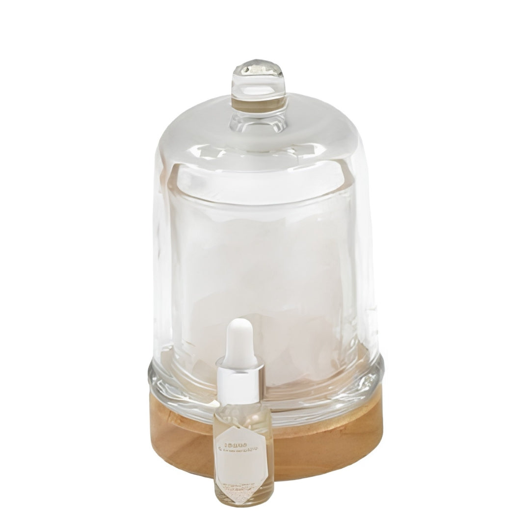 Clear Quartz Crystal Diffuser Lamp - Fresh Linen sil interiors