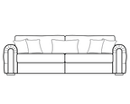 Charles Chesterfield Sofa Range Grand Sofa - Home Store Living