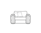 Charles Chesterfield Sofa Range Love Chair - Home Store Living