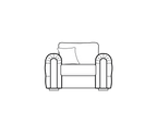 Charles Chesterfield Sofa Range Armchair - Home Store Living