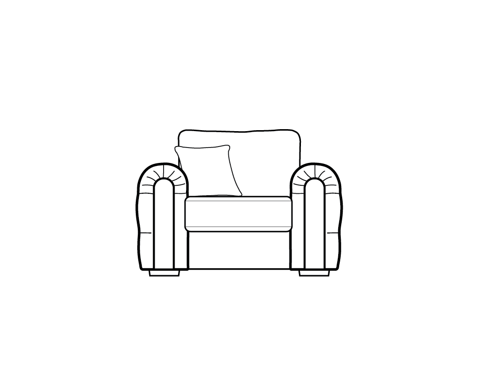 Charles Chesterfield Sofa Range Armchair - Home Store Living