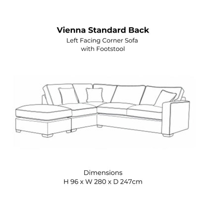 Vienna Standard Back Sofa Range Home Store Living