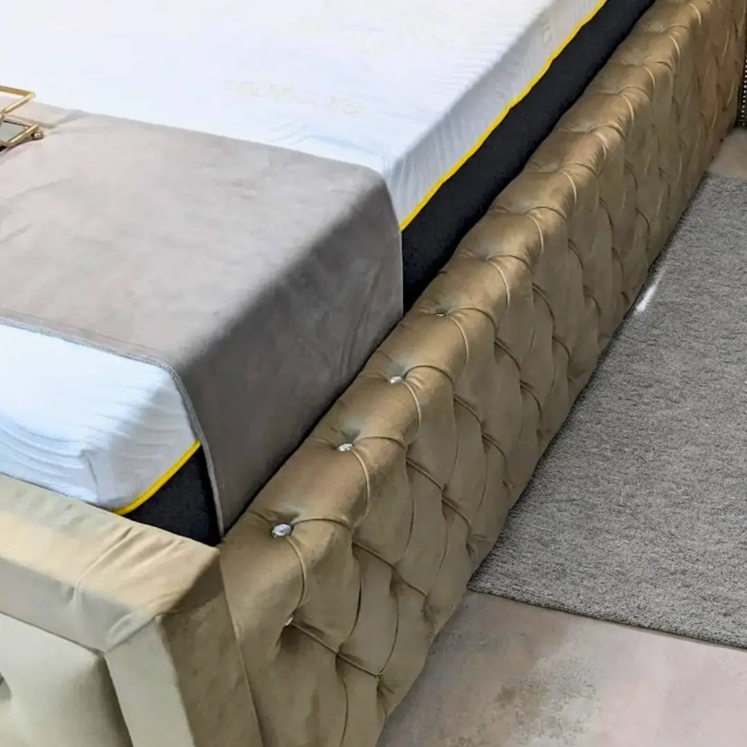 Ambassador Velvet Wing Bed Home Store Living