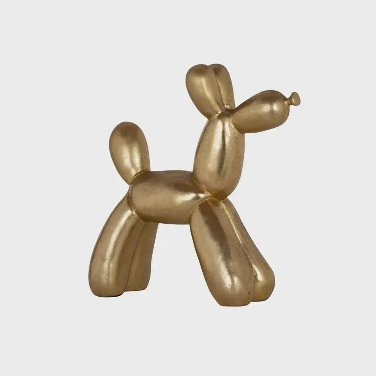 Art decoration Dog (Gold) richmond Interiors