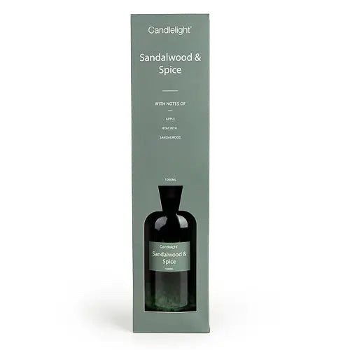 Candlelight Sandalwood & Spice 1000ml Reed Diffuser candlelight