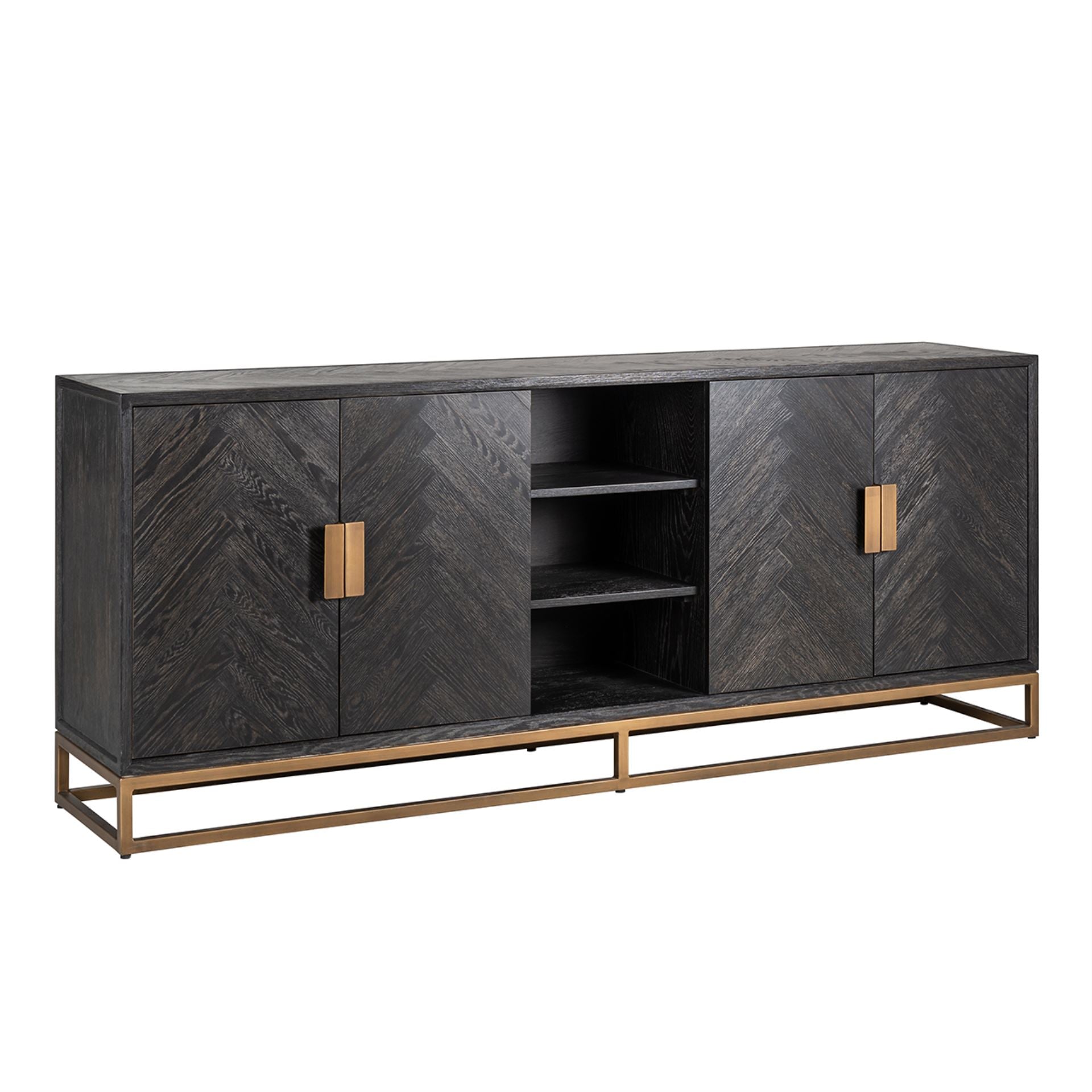 Blackbone Brass 4 Doors Sideboard Home Store Living