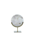 Ornament on base 25x10x35 cm GOUYA grey agate+antique bronze Light and Living