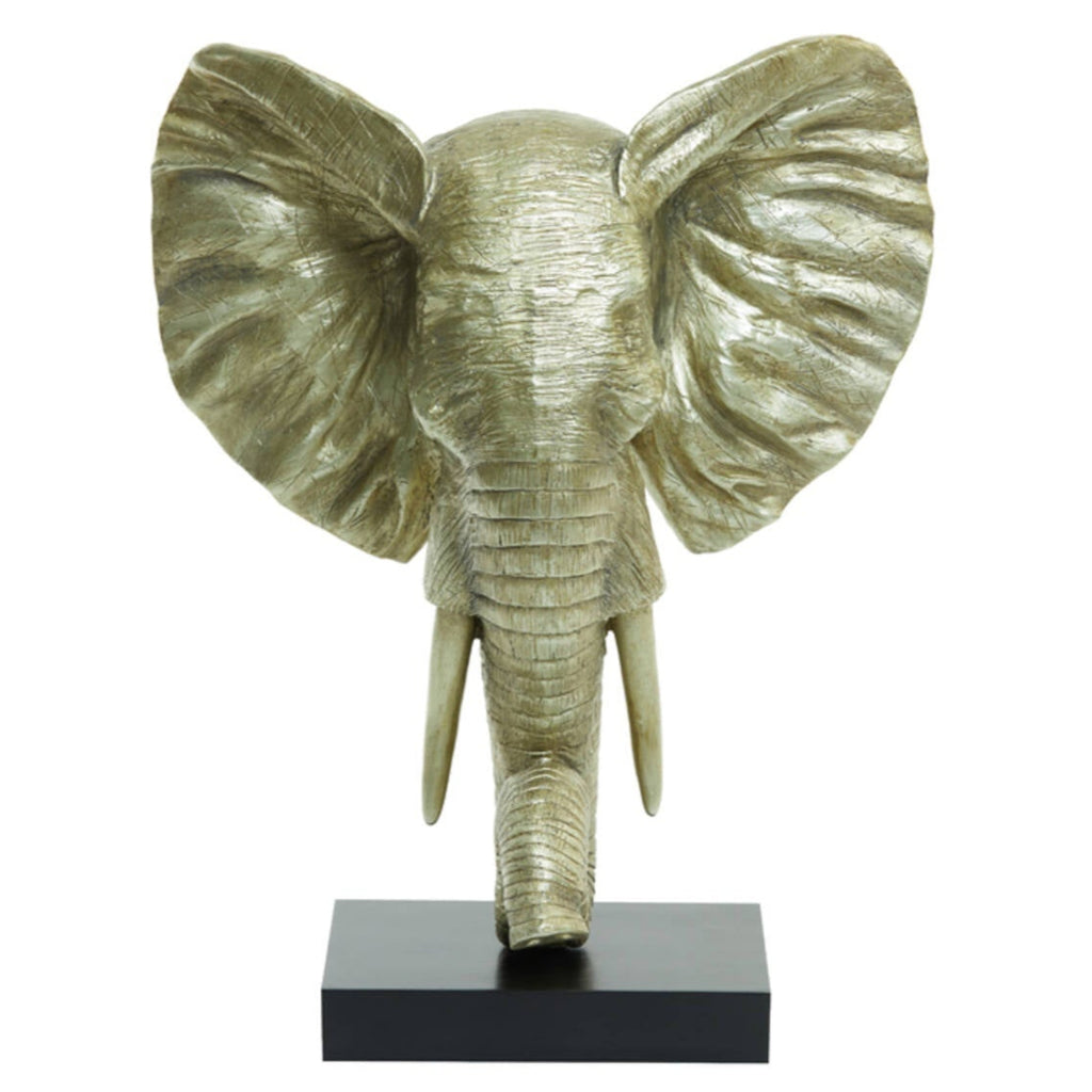 Ornament 38,5x19,5x49 cm ELEPHANT light gold Light and Living