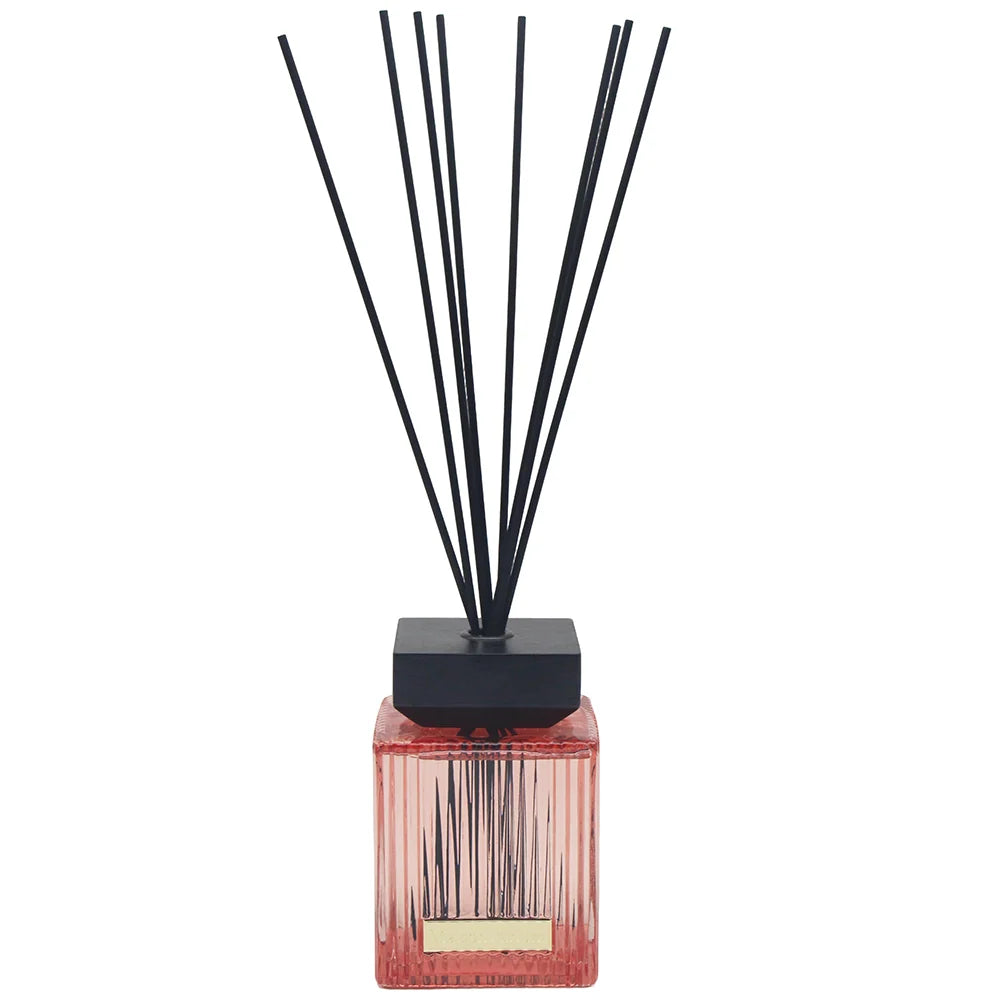 Rouge 1000ml Square Ribbed Reed Diffuser Lesser & Pavey Ltd