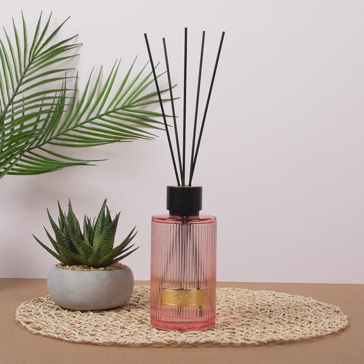 500ml Rouge Round Ribbed Bottle Lesser & Pavey Ltd