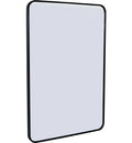 Silver/Black Metal Frame Mirror RN Style