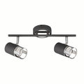 Sofia 2 Light Linear Bar Spotlight GU10, Graphite / Polished Chrome Home Store Living