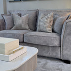 Sienna Low Pile Velvet 2+3 Seater Sofa Set