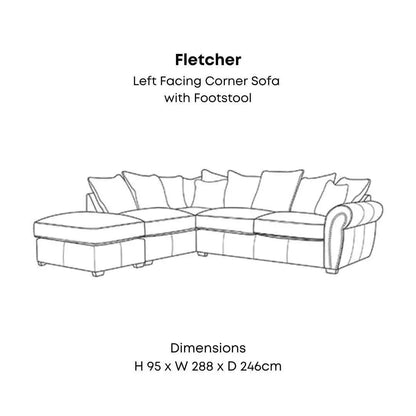 Fletcher Truffle Sofa Range Home Store Living