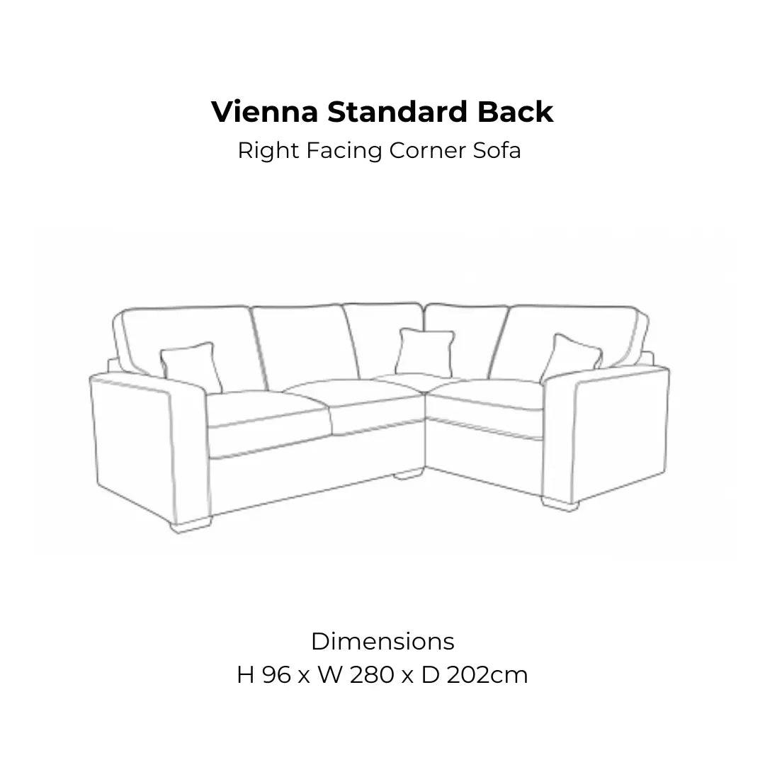 Vienna Standard Back Sofa Range Home Store Living