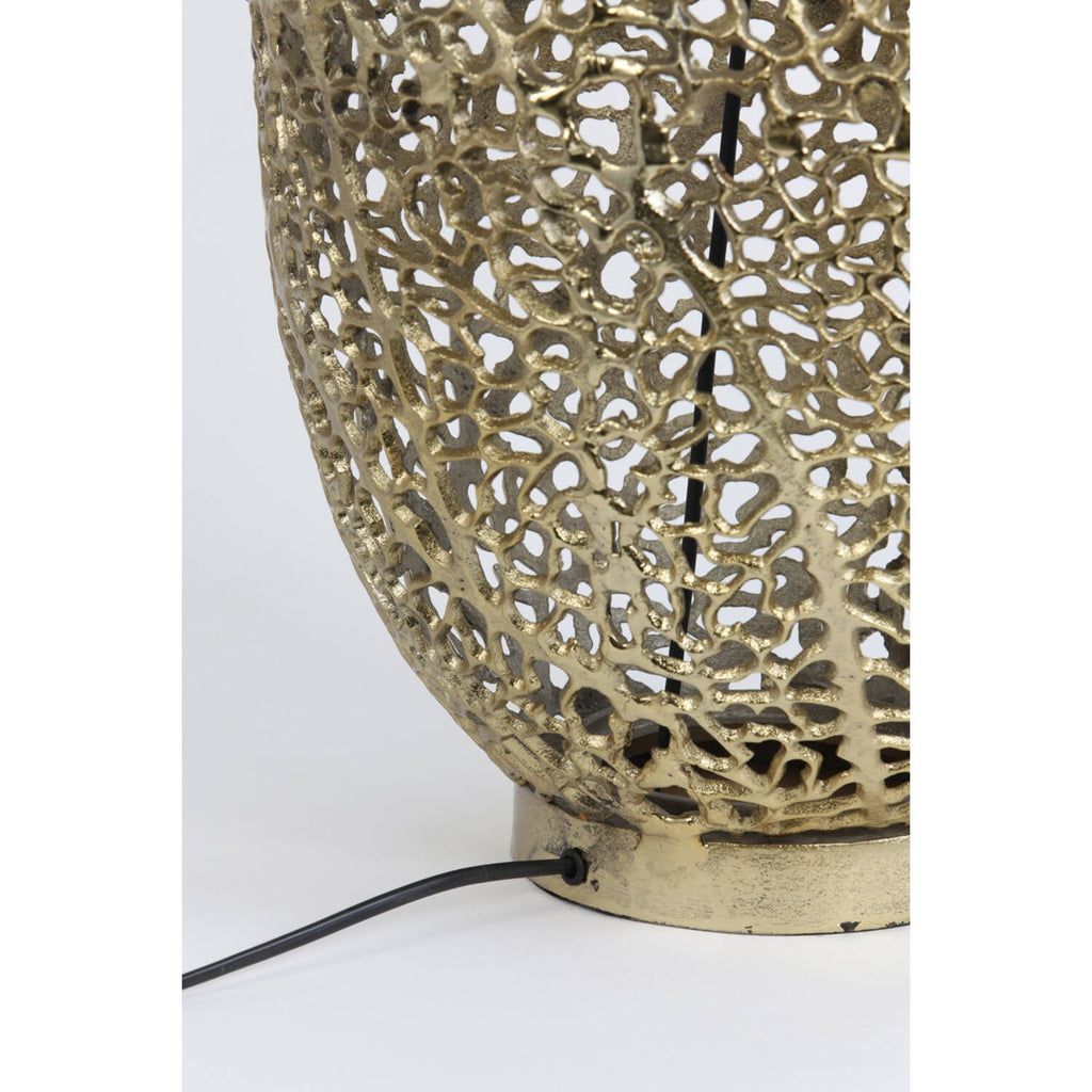 Shade and Lamp base Ø32x55 cm SINULA gold Light and Living