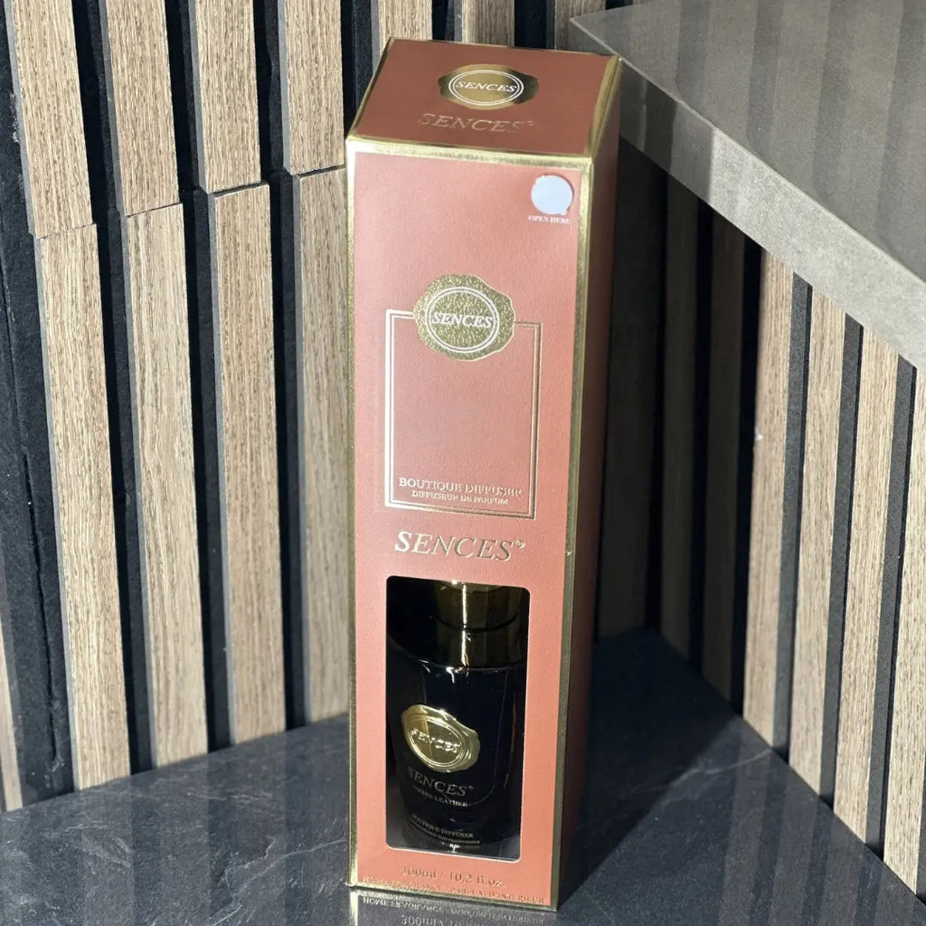 300ml Sences luxury reed diffuser Ombre Leather Baltus Ltd