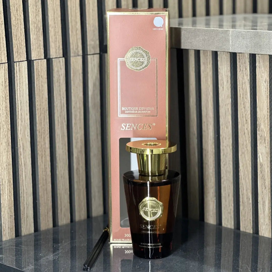 300ml Sences luxury reed diffuser Ombre Leather Baltus Ltd