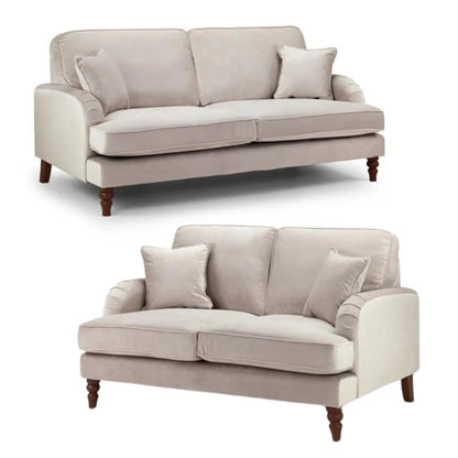 Rupert Sofa (3+2 Set) Plush Beige Home Store Living