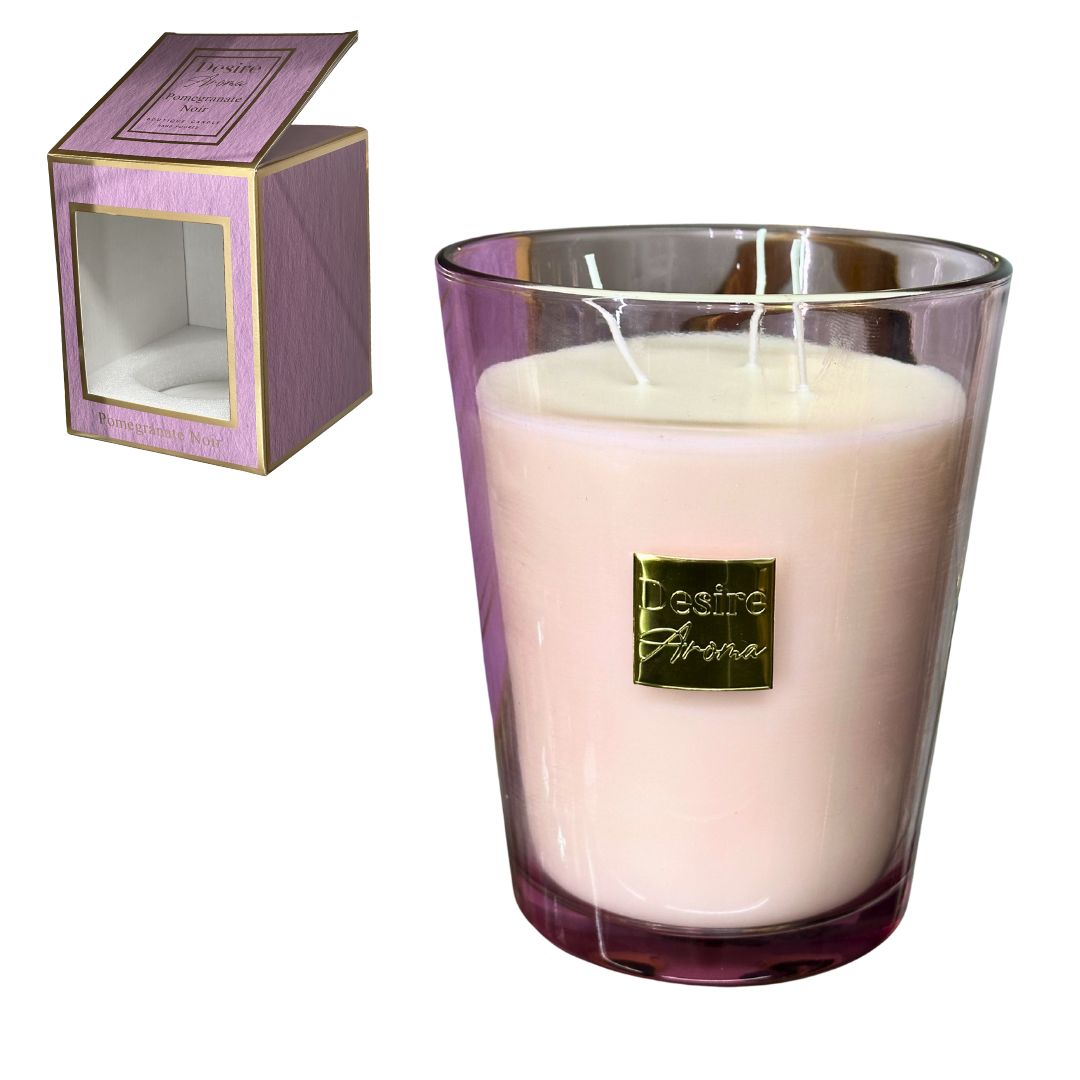 900g Pomegranate Noir Scented Candle Lesser & Pavey Ltd
