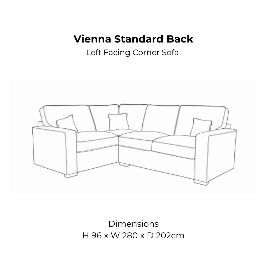 Vienna Standard Back Sofa Range Home Store Living