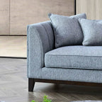 Aluxo Cooper Right Hand Corner Group in Dolphin Boucle Furnish 365