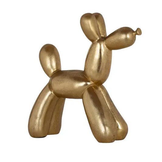 Art decoration Dog (Gold) richmond Interiors