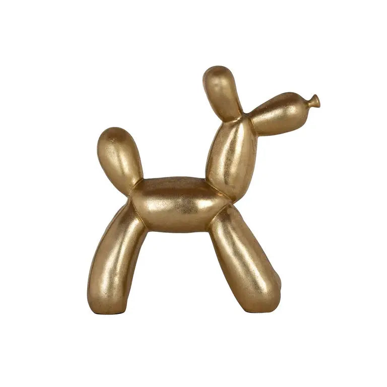 Art decoration Dog (Gold) richmond Interiors