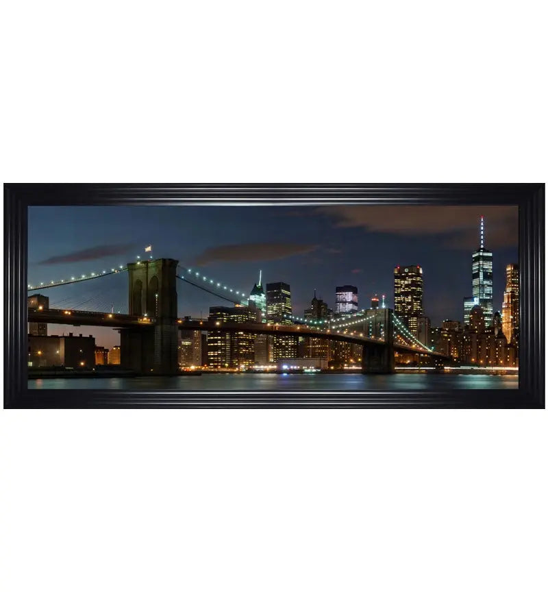 Newyork Skyline and Brooklyn bridge  -55x140cm RN Style