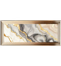 Abstract marble pattern with golden  veins -55x140cm RN Style