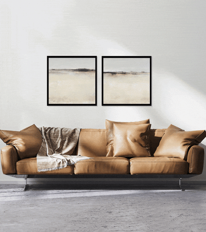 Embellished Subtle Scape I [Black Frame] Wall Art Home Store Living