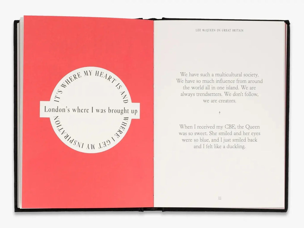 The World According to Lee McQueen Hardback Coffee Table Book Home Store Living