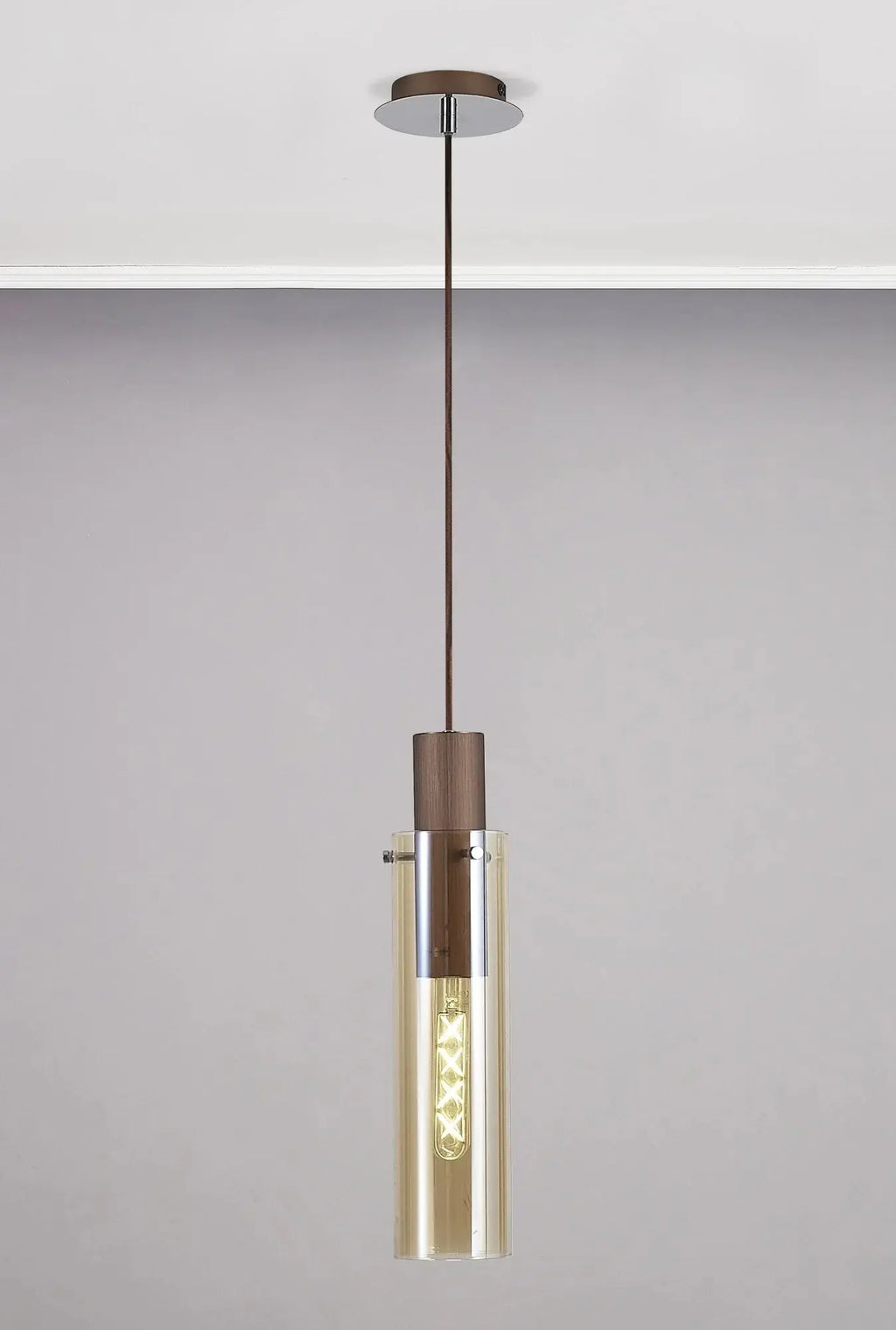 Bonni Slim 1 Light Single Adjustable Pendant Home Store Living